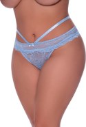 Magic Silk Exposed Plus Size majtki z koronką i wycięciem czerwone