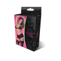 Magic Silk Exposed komplet Cheeky L/XL - koronka, trojkątny biustonosz