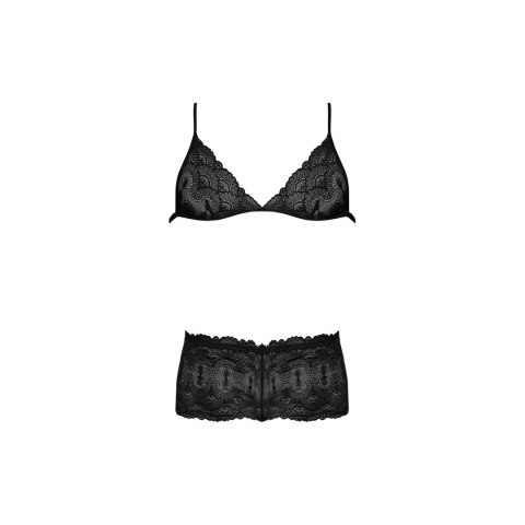 Magic Silk Exposed komplet Cheeky L/XL - koronka, trojkątny biustonosz Magic Silk Exposed komplet Cheeky L/XL - koronka, trojkątny biustonosz