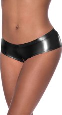 Magic Silk Exposed szorty damskie z niskim stanem rozcięcie L/XL czarne