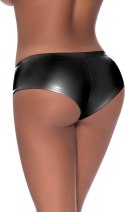 Magic Silk Exposed szorty damskie z niskim stanem rozcięcie L/XL czarne