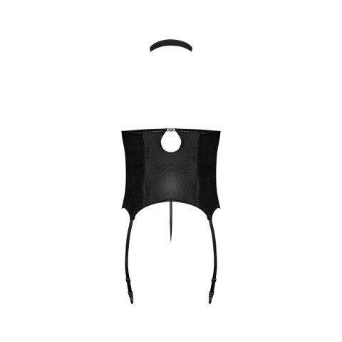 Magic Silk Lust Fetish gorset skora ekologiczna ćwieki L/XL czarny Magic Silk Lust Fetish gorset skora ekologiczna ćwieki L/XL czarny
