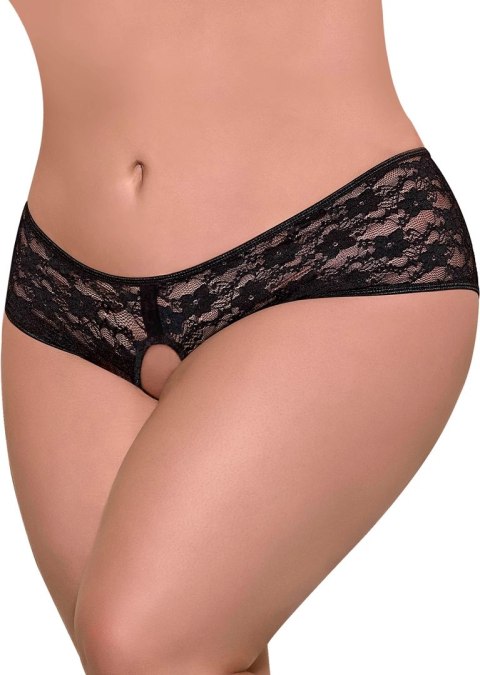 Magic Silk Panty Plus Size - Koronkowe spodenki z ozdobną kokardą Magic Silk Panty Plus Size - Koronkowe spodenki z ozdobną kokardą
