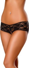 Magic Silk Panty Spodenki koronkowe L/XL z satynową kokardką