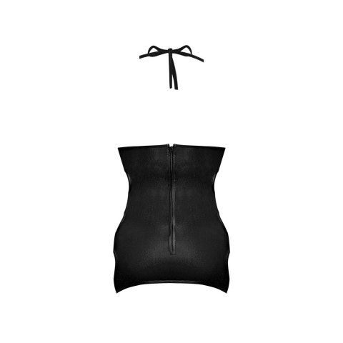 Magic Silk Selene mini sukienka ze sztucznej skory z wycięciami L/XL Magic Silk Selene mini sukienka ze sztucznej skory z wycięciami L/XL