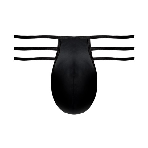Male Power LXL Elastyczne Majtki na Paseczkach Nylon-Spandex Czarny Male Power LXL Elastyczne Majtki na Paseczkach Nylon-Spandex Czarny