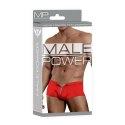 Male Power Nylon Spandex szorty z zamkiem L/XL czarne