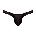 Male Power Stringi Pouch SM mesh anatomiczne ultra niskie czarne