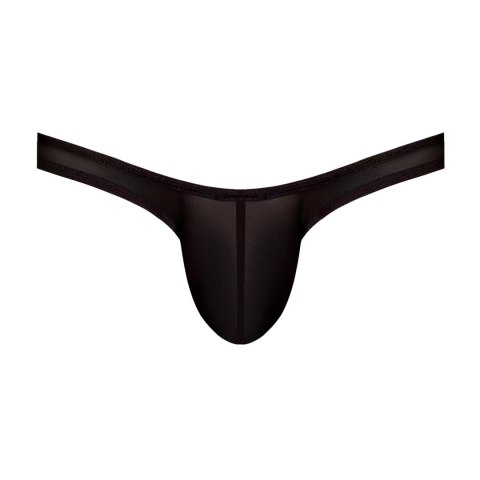 Male Power Stringi Pouch SM mesh anatomiczne ultra niskie czarne Male Power Stringi Pouch SM mesh anatomiczne ultra niskie czarne