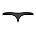 Male Power Stringi Pouch SM mesh anatomiczne ultra niskie czarne