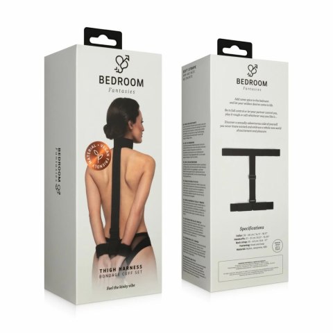 Bedroom Fantasies Soft Straps system do unieruchamiania czarny Bedroom Fantasies Soft Straps system do unieruchamiania czarny