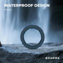 Boners Ergo - ergonomiczny pierścień intymny, elastyczny, czarny