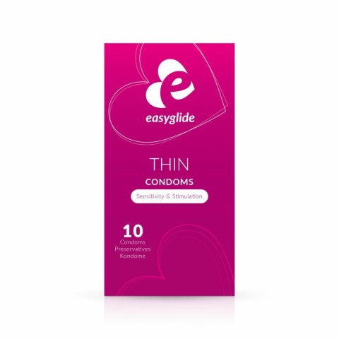 EasyGlide Extra Thin Prezerwatywy Anatomiczne Ultra Cienkie 10 sztuk EasyGlide Extra Thin Prezerwatywy Anatomiczne Ultra Cienkie 10 sztuk