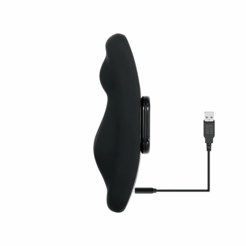 Evolved Our Undie Vibe czarny - bezprzewodowy system wibracyjny z pilotem Evolved Our Undie Vibe czarny - bezprzewodowy system wibracyjny z pilotem