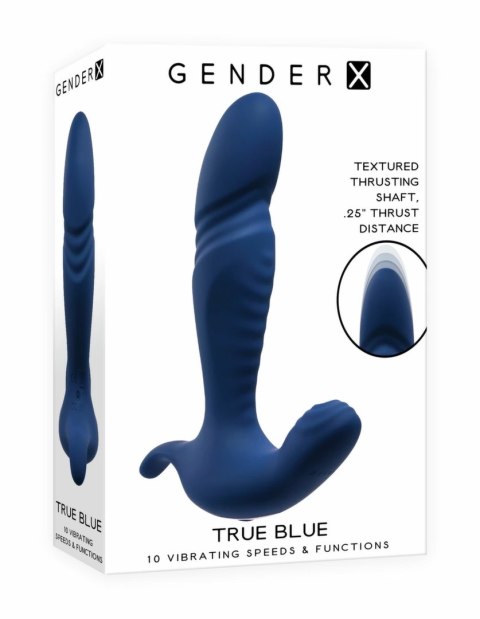 Evolved True Blue masażer stref intymnych, 10 trybow, niebieski Evolved True Blue masażer stref intymnych, 10 trybow, niebieski