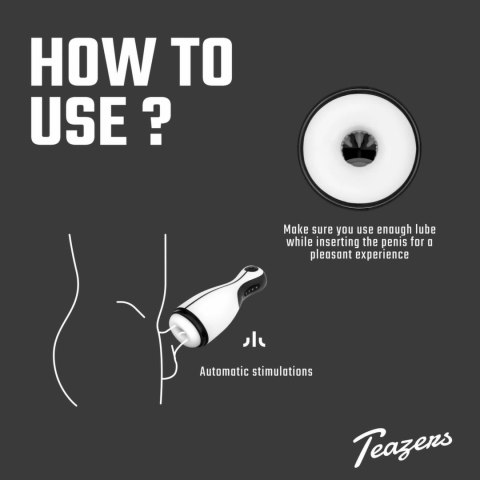 Teazers Automatic - wielofunkcyjna maszyna intymna z 4 trybami pracy Teazers Automatic - wielofunkcyjna maszyna intymna z 4 trybami pracy