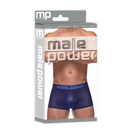 Male Power Diamond Mesh Mini szorty XL czarne dwukolorowy pas