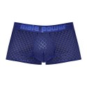 Male Power Diamond Mesh Mini szorty L czarne z dwukolorowym pasem