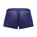 Male Power Diamond Mesh Mini szorty L czarne z dwukolorowym pasem