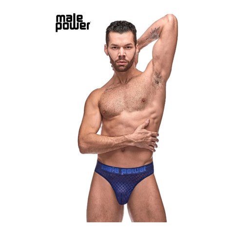 Male Power Diamond Mesh Stringi męskie, czarne, komfortowy pas Male Power Diamond Mesh Stringi męskie, czarne, komfortowy pas