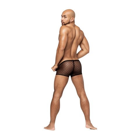 Male Power Heart Breaker Mini szorty XL niskie elastyczne czarne Male Power Heart Breaker Mini szorty XL niskie elastyczne czarne