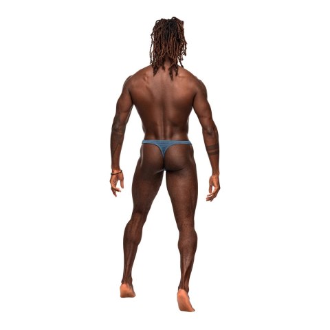Male Power Inter-Mingle Bong Thong Stringi czarne z wyprofilowaną kieszenią Male Power Inter-Mingle Bong Thong Stringi czarne z wyprofilowaną kieszenią