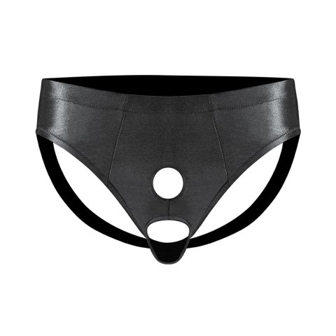 Male Power Jock S Extreme - męskie majtki z otworem z tyłu, czarne Male Power Jock S Extreme - męskie majtki z otworem z tyłu, czarne