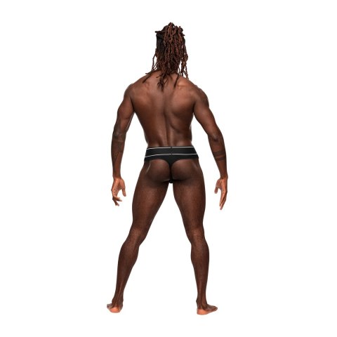 Male Power LXL Modal Rib Stringi męskie z elastycznym paskiem Male Power LXL Modal Rib Stringi męskie z elastycznym paskiem