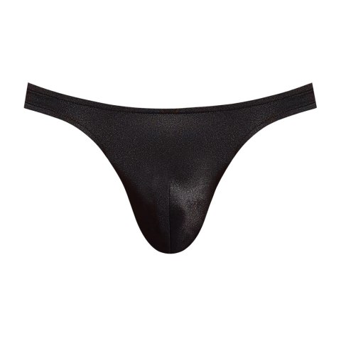 Male Power LXL Satin Spandex Stringi męskie komfortowe czarne Male Power LXL Satin Spandex Stringi męskie komfortowe czarne