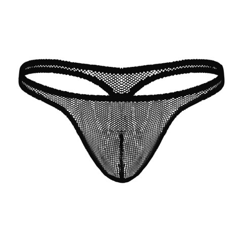 Male Power LXL Stretch Lace Stringi Bong Czarny Komfortowy Fason Male Power LXL Stretch Lace Stringi Bong Czarny Komfortowy Fason