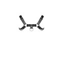 Male Power Leather Harness regulowana uprząż z imitacji skory