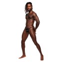Male Power Leather Harness regulowane szelki z imitacji skory czarne