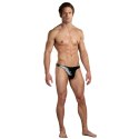 Male Power Liquid Onyx Stringi XL czarne klasyczne elastyczne