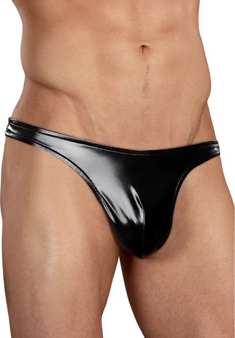 Male Power Liquid Onyx stringi męskie L czarne elastyczne