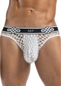 Male Power Lo Rise Peep Show Stringi męskie z niskim stanem czarne