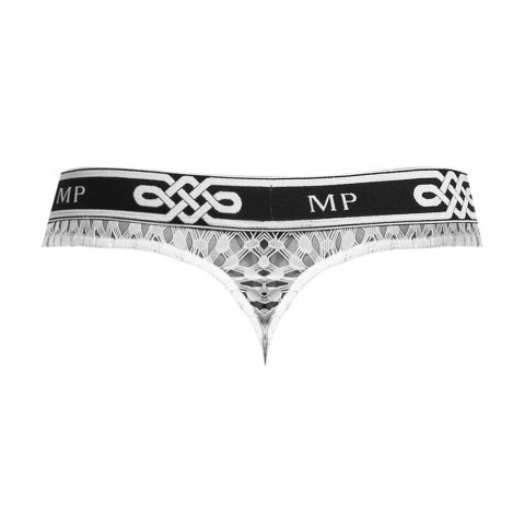 Male Power Lo Rise Peep Show Stringi męskie z niskim stanem czarne Male Power Lo Rise Peep Show Stringi męskie z niskim stanem czarne
