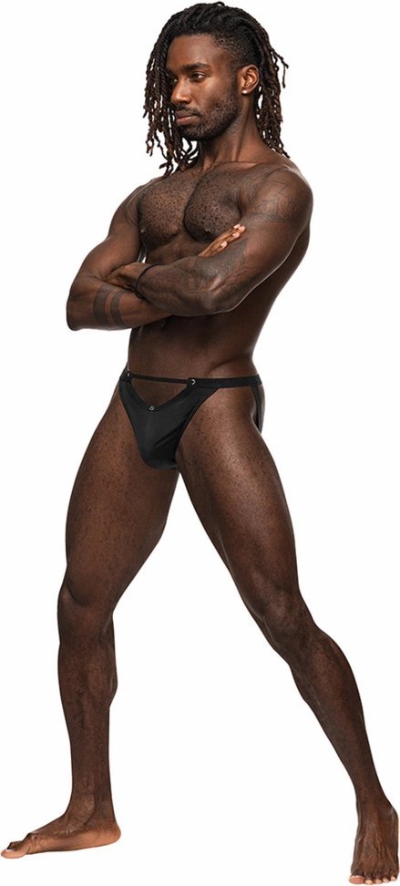 Male Power Magnificence Jock LXL anatomiczne stringi z metalowymi detalami Male Power Magnificence Jock LXL anatomiczne stringi z metalowymi detalami