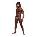 Male Power Magnificence LXL Stringi Micro V z ozdobnymi przelotkami