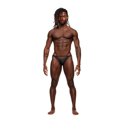 Male Power Magnificence LXL - Stringi Micro V z ozdobnymi przelotkami Male Power Magnificence LXL - Stringi Micro V z ozdobnymi przelotkami