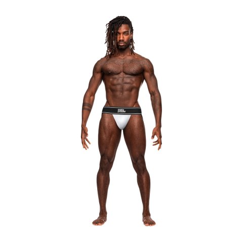 Male Power Modal Rib Jock L/XL - komfortowe stringi z otwartym tyłem Male Power Modal Rib Jock L/XL - komfortowe stringi z otwartym tyłem