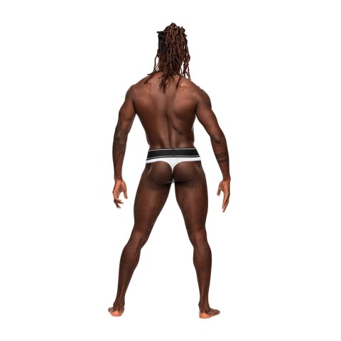 Male Power Modal Rib - Stringi męskie z elastycznym pasem, czarne Male Power Modal Rib - Stringi męskie z elastycznym pasem, czarne