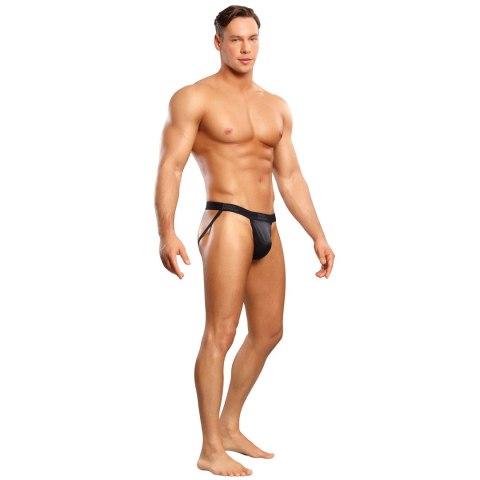 Male Power Modal Rib Stringi męskie z otwartym tyłem czarne Male Power Modal Rib Stringi męskie z otwartym tyłem czarne