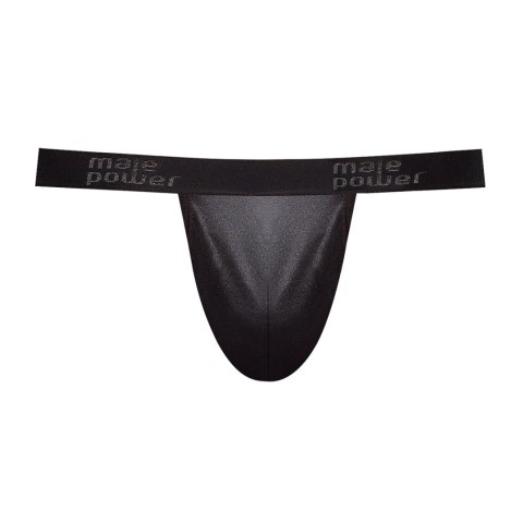 Male Power Modal Rib Stringi męskie z otwartym tyłem czarne Male Power Modal Rib Stringi męskie z otwartym tyłem czarne