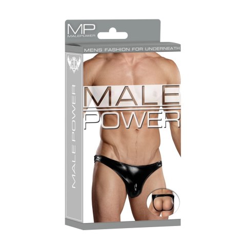 Male Power Moonshine LXL Liquid Onyx - klasyczny fason, czarny Male Power Moonshine LXL Liquid Onyx - klasyczny fason, czarny