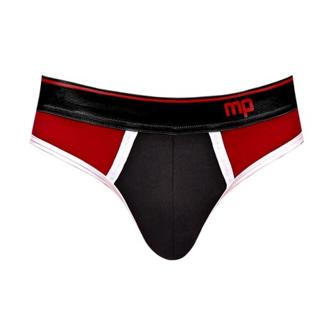 Male Power Panel LXL Retro Sport stringi męskie z kontrastem Male Power Panel LXL Retro Sport stringi męskie z kontrastem