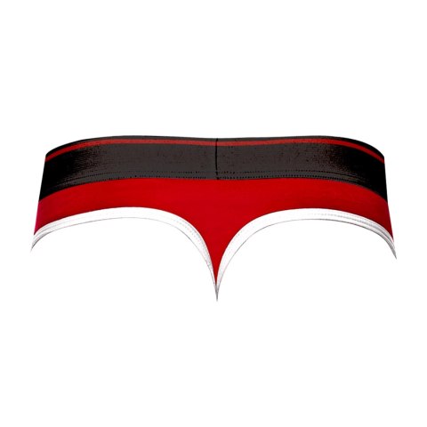 Male Power Panel LXL Retro Sport stringi męskie z kontrastem Male Power Panel LXL Retro Sport stringi męskie z kontrastem