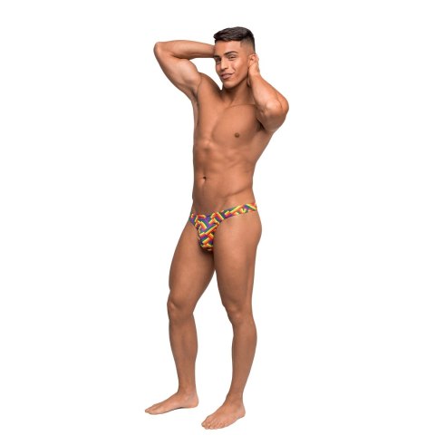 Male Power Pride Fest Stringi Bong T-Back Kolorowy Nisko Zabudowane Male Power Pride Fest Stringi Bong T-Back Kolorowy Nisko Zabudowane