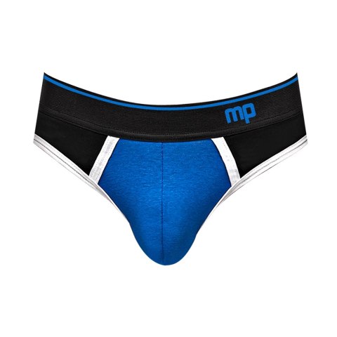 Male Power Retro Sport LXL - Stringi z kolorowymi panelami, biały akcent Male Power Retro Sport LXL - Stringi z kolorowymi panelami, biały akcent