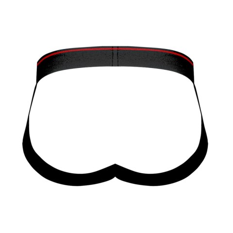 Male Power Retro Sport Panel LXL - bielizna z otwartym tyłem, kolorowe panele Male Power Retro Sport Panel LXL - bielizna z otwartym tyłem, kolorowe panele