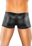 Male Power Satin Spandex szorty Lo Rise XL gładkie satynowe